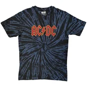 AC/DC Logo Wash Dip-Dye On Black L Majica