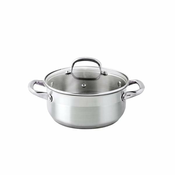 Kozarec s steklenim pokrovom, 1, 4 l, premer 16 cm