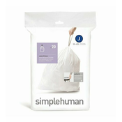 Trash bags, code J, 30-45 L / 20 pcs, plastic - simplehuman