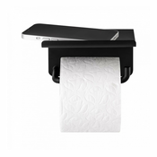 Crni zidni držac toaletnog papira od nehrdajuceg celika Modo – Blomus
