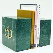 Casa Padrino luxury marble decorative bookend set green/gold