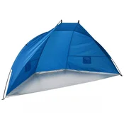 XQMAX Zložljiva plažna šotor UV50+ 270x120x120 modra