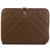 Guess Ovitek Guess Quilted 4G za prenosnik 14 - rjav