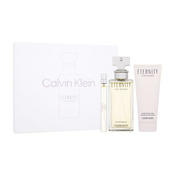 Calvin Klein Eternity SET3 Set parfemska voda 100 ml + losion za tijelo 100 ml + parfemska voda 10 ml za žene