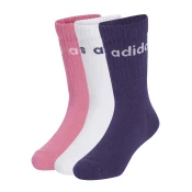 Adidas LIN KIDS CRW 3P, nogavice o.kr fit, vijolična TL154
