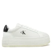 Superge Calvin Klein Jeans Bold Flatf Low Lace Mg YW0YW01766 Bela
