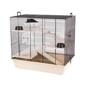 Kletka za glodavce REX III +WOOD 58 x 38 x 55 cm BEŽ