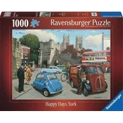 Ravensburger - Puzzle Srečni dnevi v Yorku - 1 000 kosov