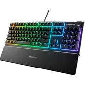 SteelSeries SteelSeries Apex 3 Gaming tipkovnica, RGB, magnetska naslonjala