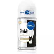 Nivea Invisible Black & White Silky Smooth anti-transpirant roll-on brez alkohola 50 ml