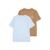 Calvin Klein Jeans Majica  pastelno modra / brokat