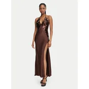 Bardot Cocktail obleka Yve  59315DB6 Temno rjava Regular Fit