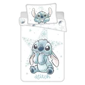 Bijela pamučna dječja posteljina za dječji krevetić 100x135 cm Lilo and Stitch White Star – Jerry Fabrics