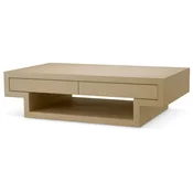 Casa Padrino luxury coffee table with 4 drawers beige 140 cm
