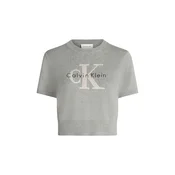 Calvin Klein Jeans Pulover siva/greige/črna