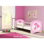 Deciji krevet ACMA II 180x80 + dusek 6 cm WHITE7