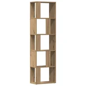 Vidaxl Knjižna omara artisan hrast 45x24x159 cm inženirski les