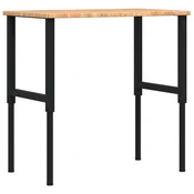 Radni stol svjetlosmedi 100x60x(71,5-98) cm drveni pravokutni