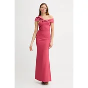 Obleka Marciano by Guess VITTORIA roza barva, 5GGK11 7300A