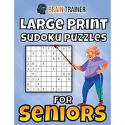 Large Print Sudoku Puzzles For Seniors