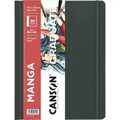 Canson Book Hardbound Long Side Graduate Manga Skicirka 27,9 x 21,6 cm 200 g Portrait