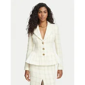 Elisabetta Franchi Suknjič GI-288-67E2-V960 Kremna Slim Fit