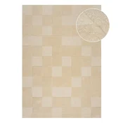 Bež ručno rađen vunen tepih 300x400 cm Checkerboard – Flair Rugs
