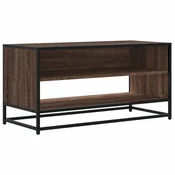 Vidaxl TV omarica rjava hrast 91x40x46 cm inženirski les