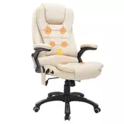 Homestar Masažna pisarniška stol 62x68x111-121 cm bež