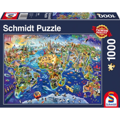 Schmidt - Puzzle Istražite naš svijet - 1 000 dijelova