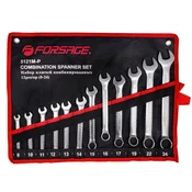 Forsage Set ploskih očkoploščatih ključev 8-24 mm, 12 kosov