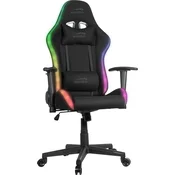 Gaming stol Speedlink REGYS RGB - črno blago (PC)