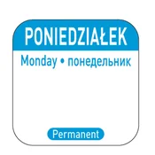 shumee Nalepke za varnost hrane za posode za večkratno uporabo Monday PL RU EN 1000 kos Hendi 850077