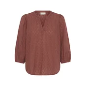 Kaffe Bluza Bea temno rjava