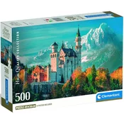 Neuschwanstein grad, Nemčija HQC 500-delna sestavljanka - Clementoni