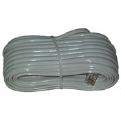 CABLETECH Telefonski kabel 15m 6P4C -6P4C, bijeli TEL0033F-15