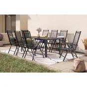 Ambia Garden VRTNA GARNITURA aluminij antracit antracit, črna