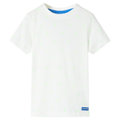 vidaXL Djecja majica prljavo bijela boja 116