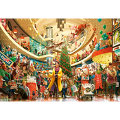 Castorland - Puzzle Umetniška zbirka: Noro nakupovanje - 1 500 kosov