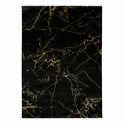 Črna preproga Universal Gold Marble, 60 x 120 cm