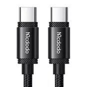 Mcdodo Kabel USB-C na USB-C Mcdodo CA-3681, 240W, 2m (črn), (21029420)