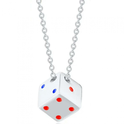 Ogrlica Dice - Srebrna KP34212