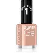 Rimmel Super Gel gel lak za nohte brez uporabe UV/LED lučke odtenek 022 Shamelessly 12 ml