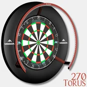 MISSION | Torus 270 | LED osvetlitev za pikado tarčo | Red
