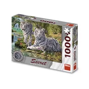 Sestavljanka Beli tigri 1000 kosov secret collection