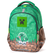 PIXIE CREW Šolski nahrbtnik, 2 zadrgi, Minecraft