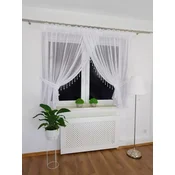 shumee Mrežasta zavesa z biseri 300x150 cm