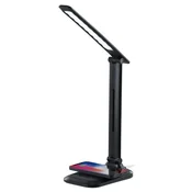 IMMAX LED namizna svetilka LUMI/ polnjenje Qi/ 7W/ 300lm/ 12V/2A/ možnost zatemnitve/ črna