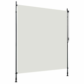 Vidaxl Zunanje rolo senčilo 200x270 cm krem
