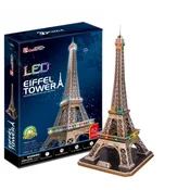 shumee 3D sestavljanka Cubic FUN Eifflov stolp LED osvetlitev ozadja Cubicfun L091h